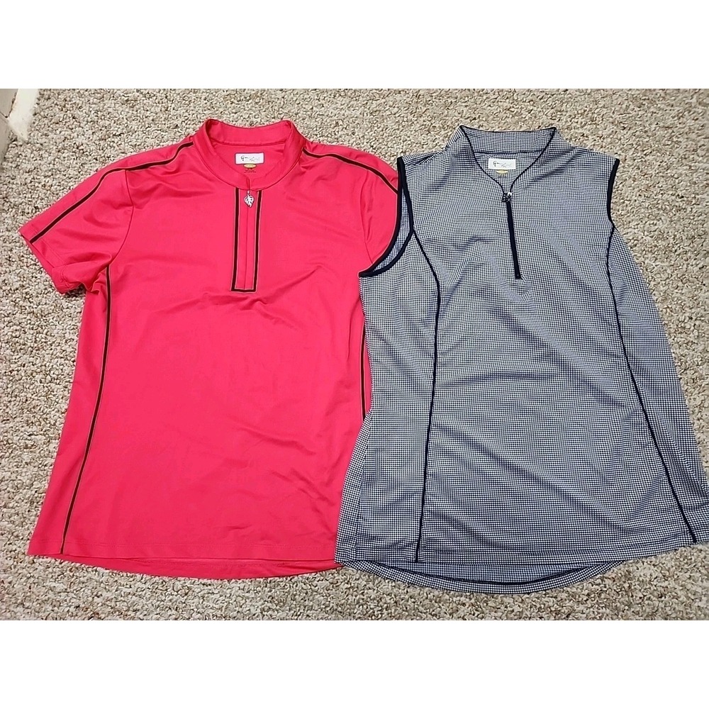 Greg Norman Women's Play Dry 2 1/4 Zip Shirts Large